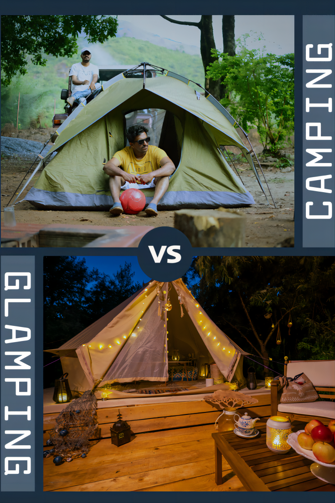 ¿Cuál es la diferencia entre una tienda de campaña tipo campana y una tienda de campaña para acampar?