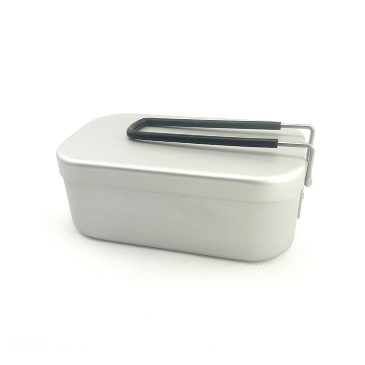 Mini contenedor de aluminio para alimentos para exteriores