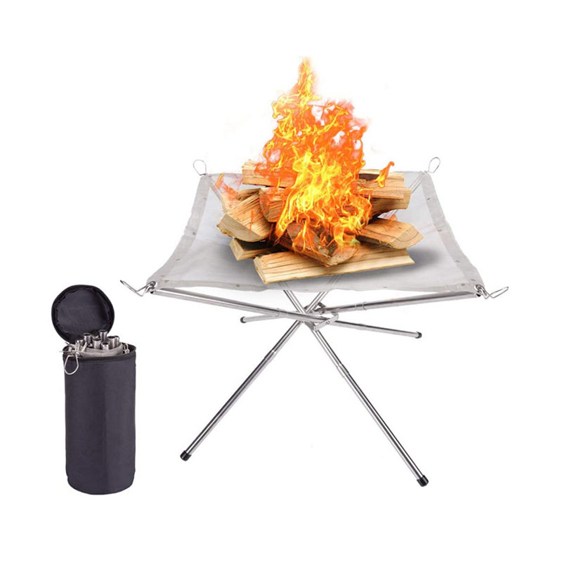 Chimeneas portátiles y plegables para fogatas al aire libre