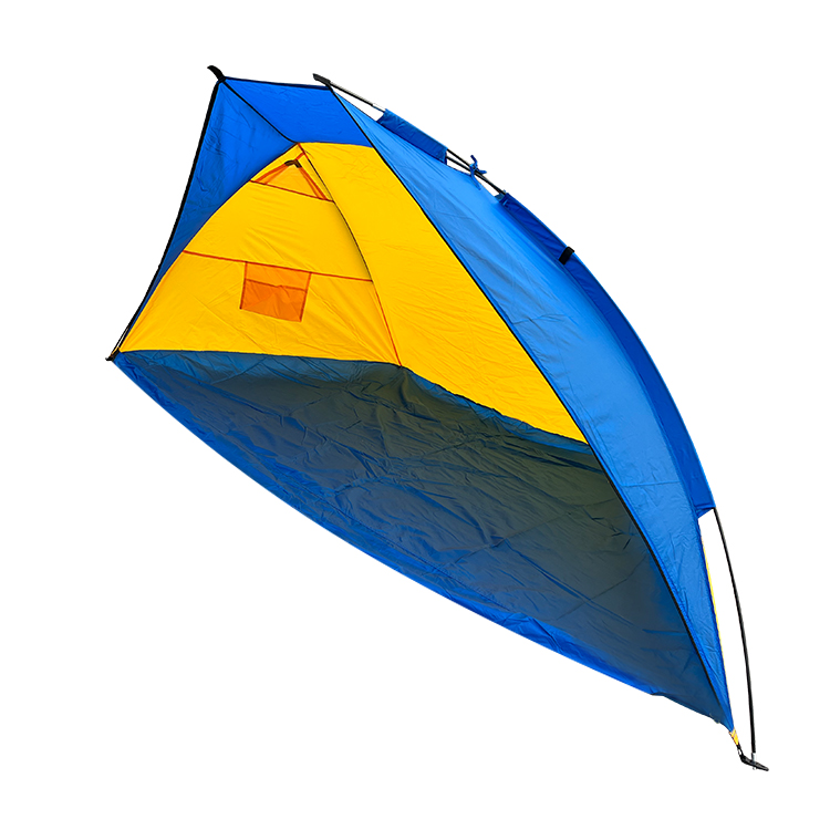 Tienda de campaña para playa con techo de lluvia y resistente al viento