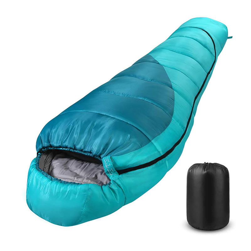 Saco de dormir impermeable para mochileros y acampadas Momia