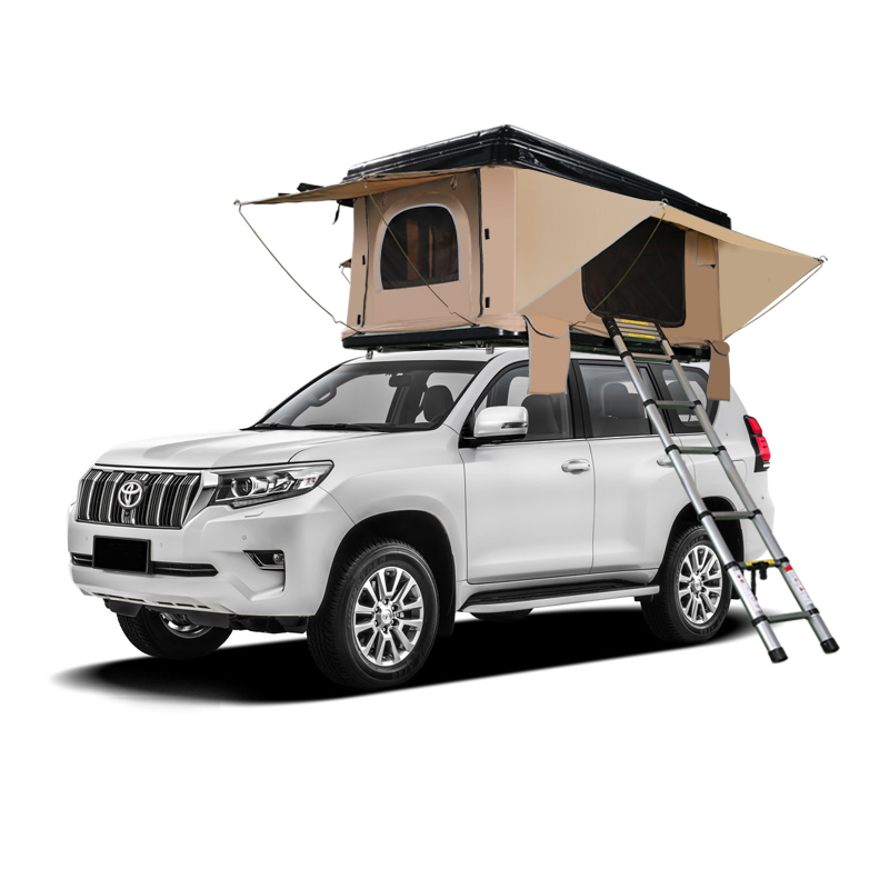 Tienda de campaña rígida de apertura rápida para exteriores, para techo de coche, SUV