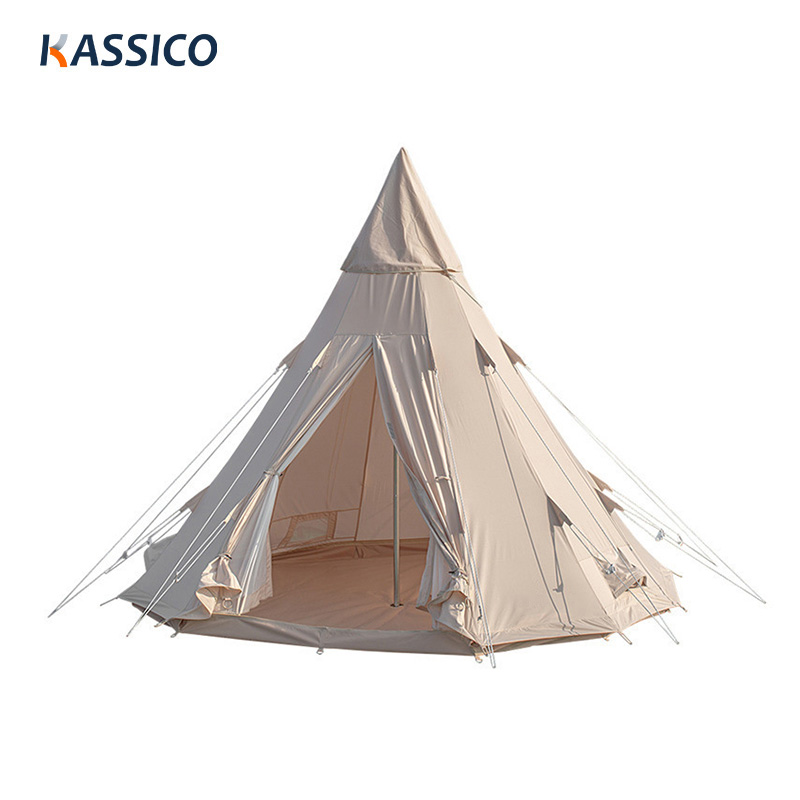 Tienda de campaña tipi de lona de algodón