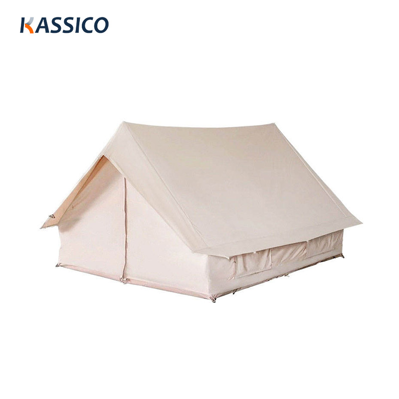 Tienda glamping de lona de lujo