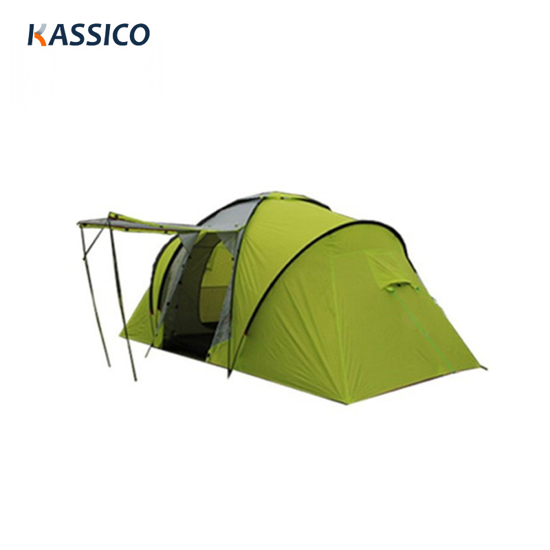 Tienda de campaña tipo túnel impermeable de 2 habitaciones