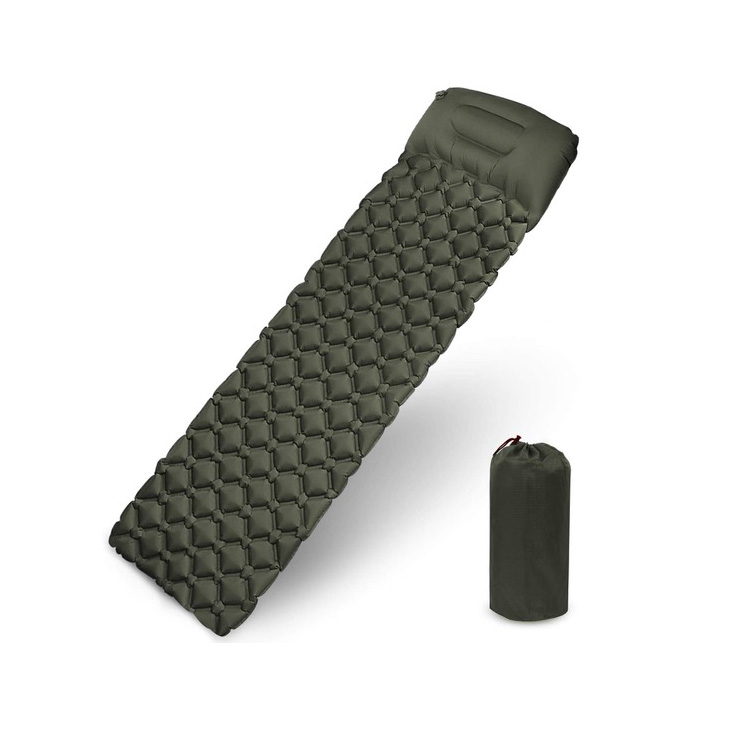 Colchoneta inflable ultraligera para acampar con aire de TPU