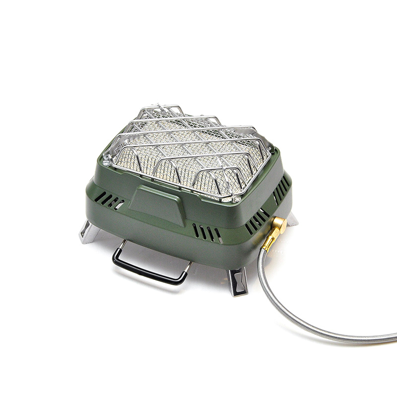 Estufa de gas para exteriores con quemador de butano para camping