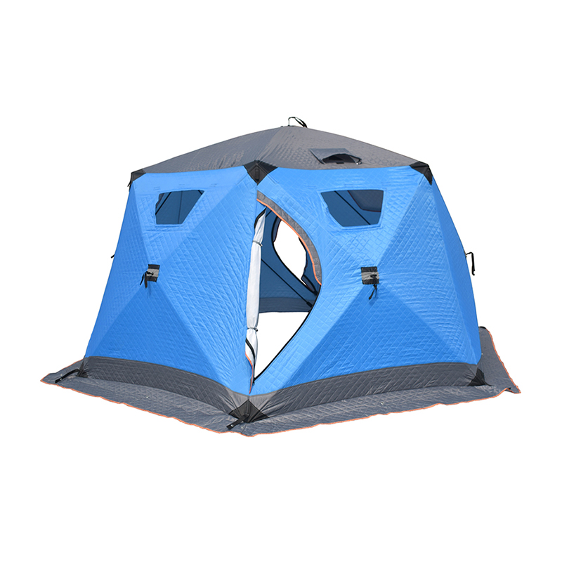 Tienda de campaña plegable para pesca en hielo, aislante y para exteriores: portátil, resistente y para varias personas