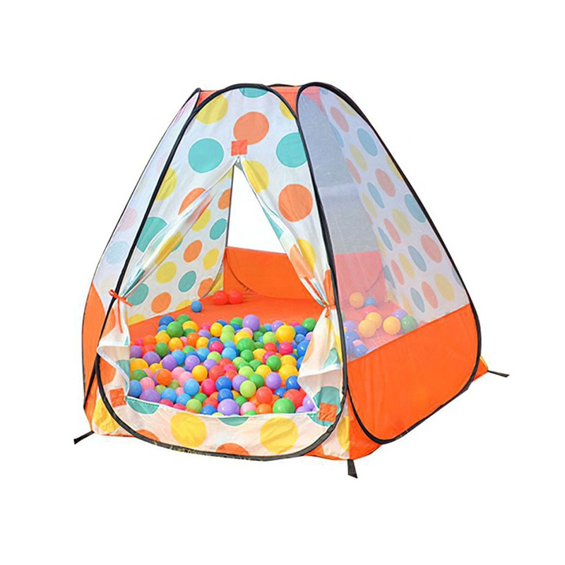 Tienda de campaña desplegable colorida para niños - Casa de juegos con bolas oceánicas