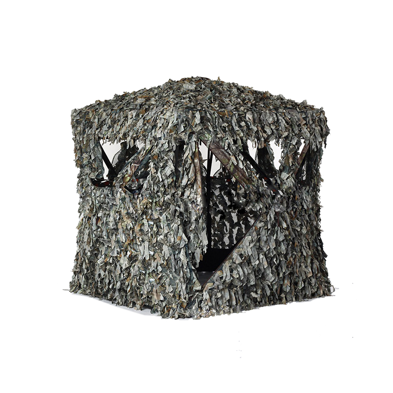 Tienda de campaña oculta para caza y observación de aves con camuflaje 3D
