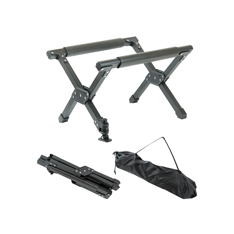 Nevera plegable ajustable de aluminio para acampar al aire libre
