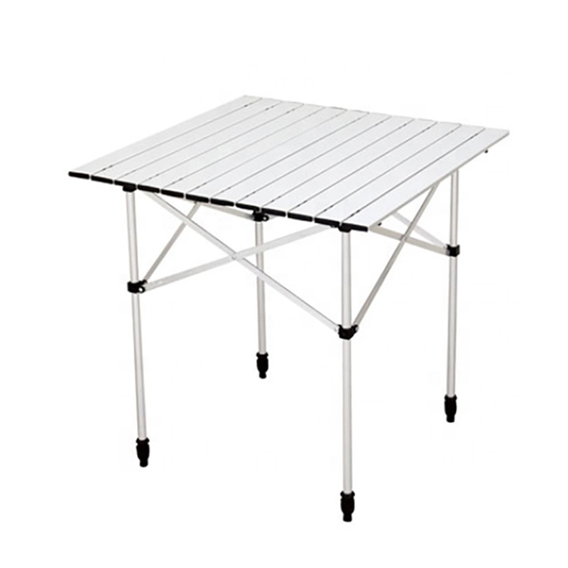 Mesa plegable de aluminio para camping