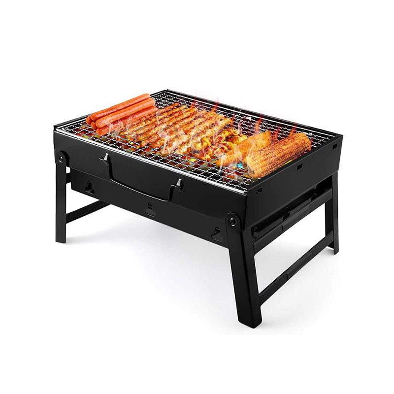 Parrilla plegable portátil para acampar al aire libre para barbacoa